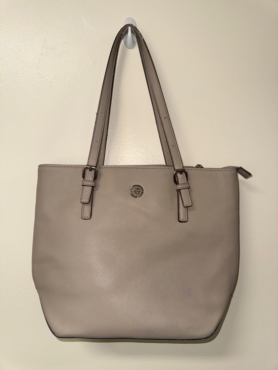 Anne Klein Handbags - Anne Klein Classic Gray Women’s Tote Bag - Structured Everyday Handbag
